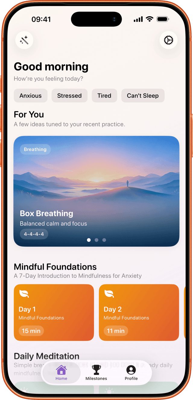 Bloom app home screen preview