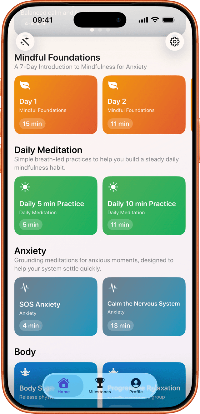 Bloom meditations library